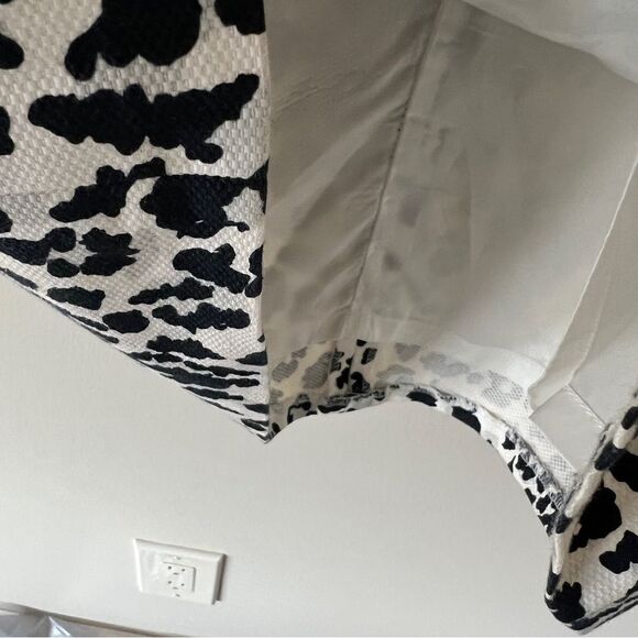 Michael Kors Sleeveless Textured Cross Front Animal Print Sheath Dress Size 4 - Picture 6 of 9